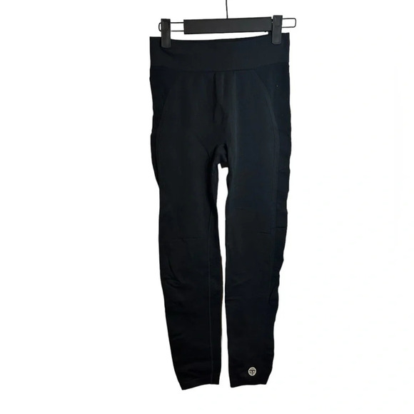 TORY SPORT SEAMLESS BLACK 7/8 LEGGINGS - Picture 1 of 6